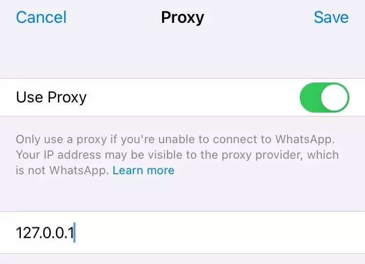 How to set up a proxy server to connect to WhatsApp 2